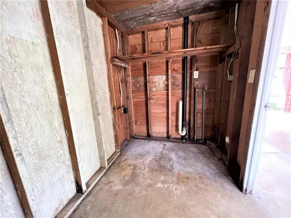 a view of front door