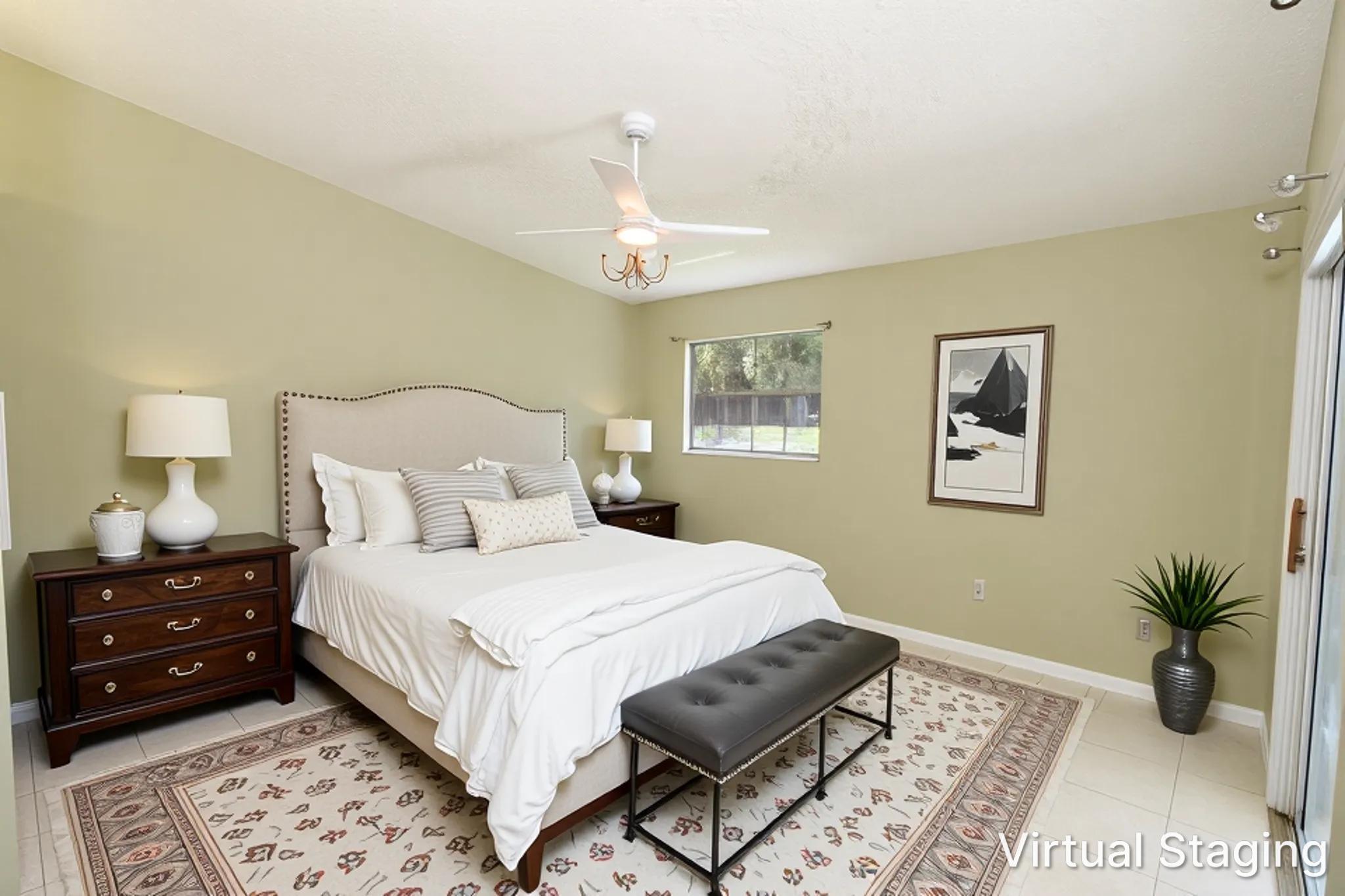 4074 Gator Trace Road Fort Pierce, FL 34982 - Photo 11 of 30 Virtual Staged Primary Bedroom
