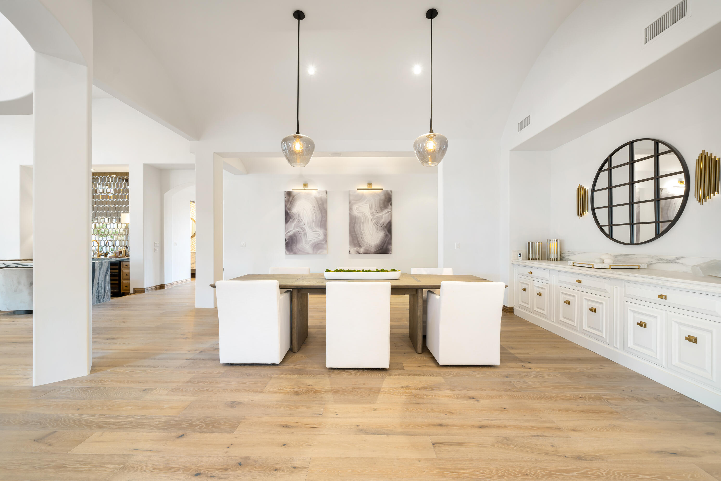 80820 Via Portofino La Quinta, CA 92253 - Photo 15 of 52 a large kitchen with kitchen island a stove a sink a center island in the center