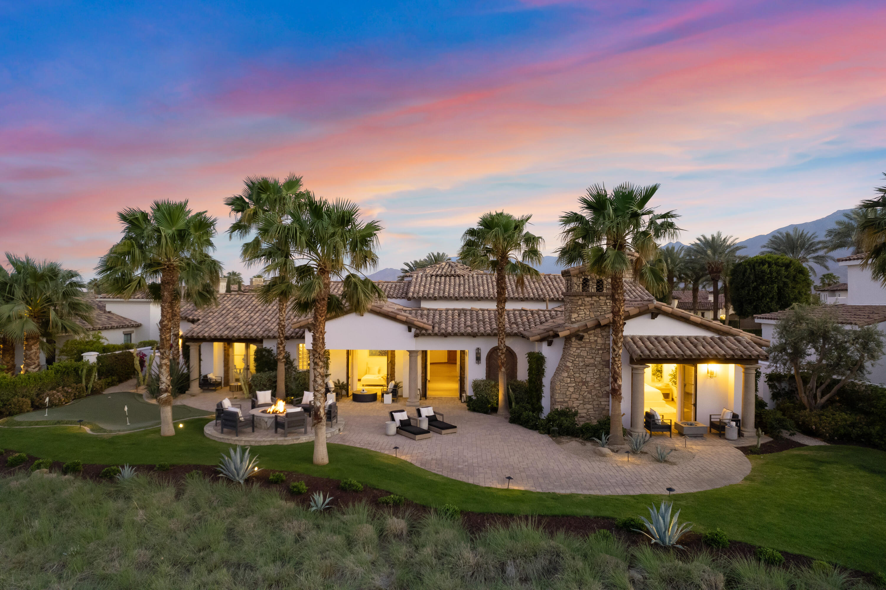 80820 Via Portofino La Quinta, CA 92253 - Photo 2 of 52 a view of a house with patio and a yard