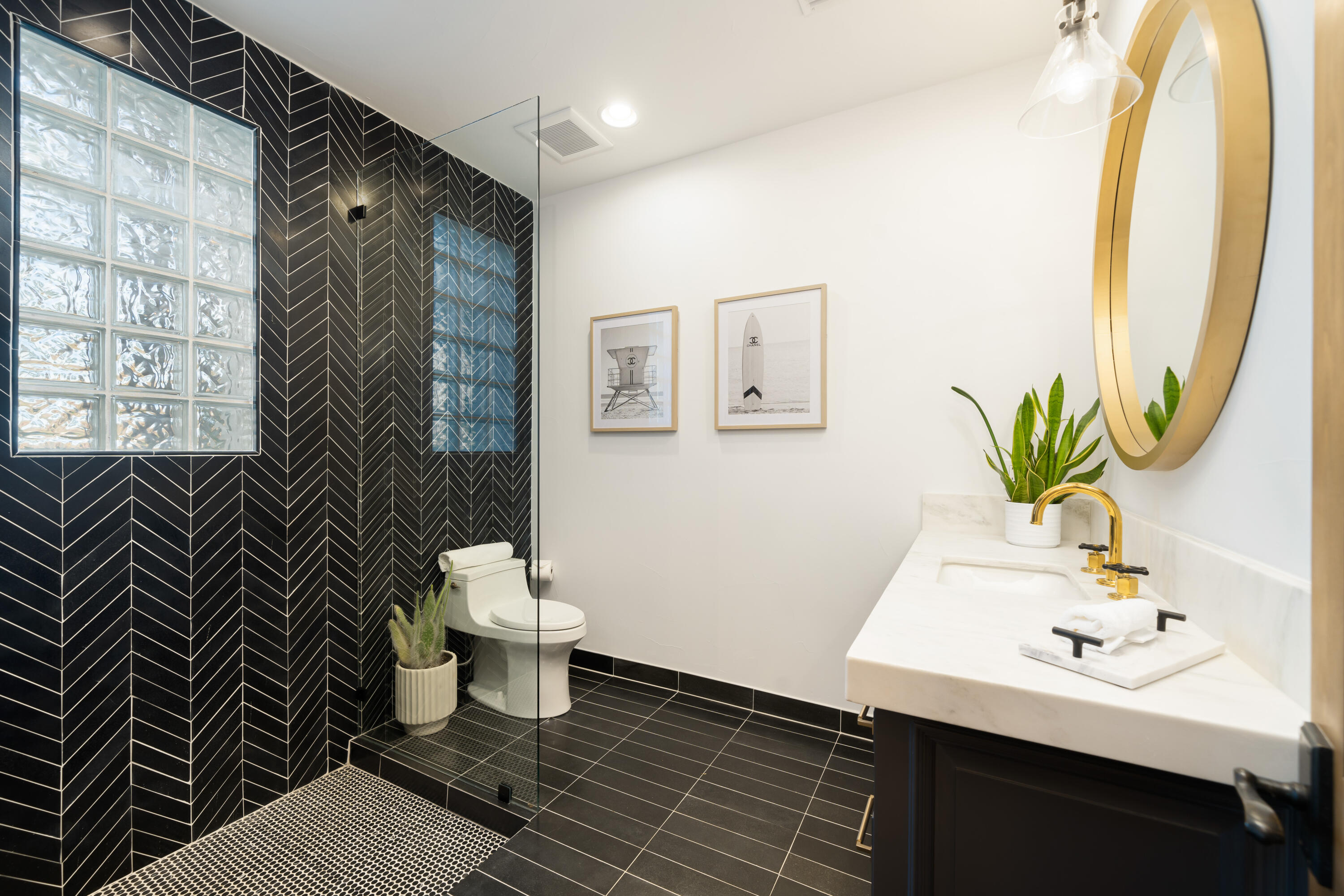 80820 Via Portofino La Quinta, CA 92253 - Photo 33 of 52 a bathroom with a sink toilet and a mirror