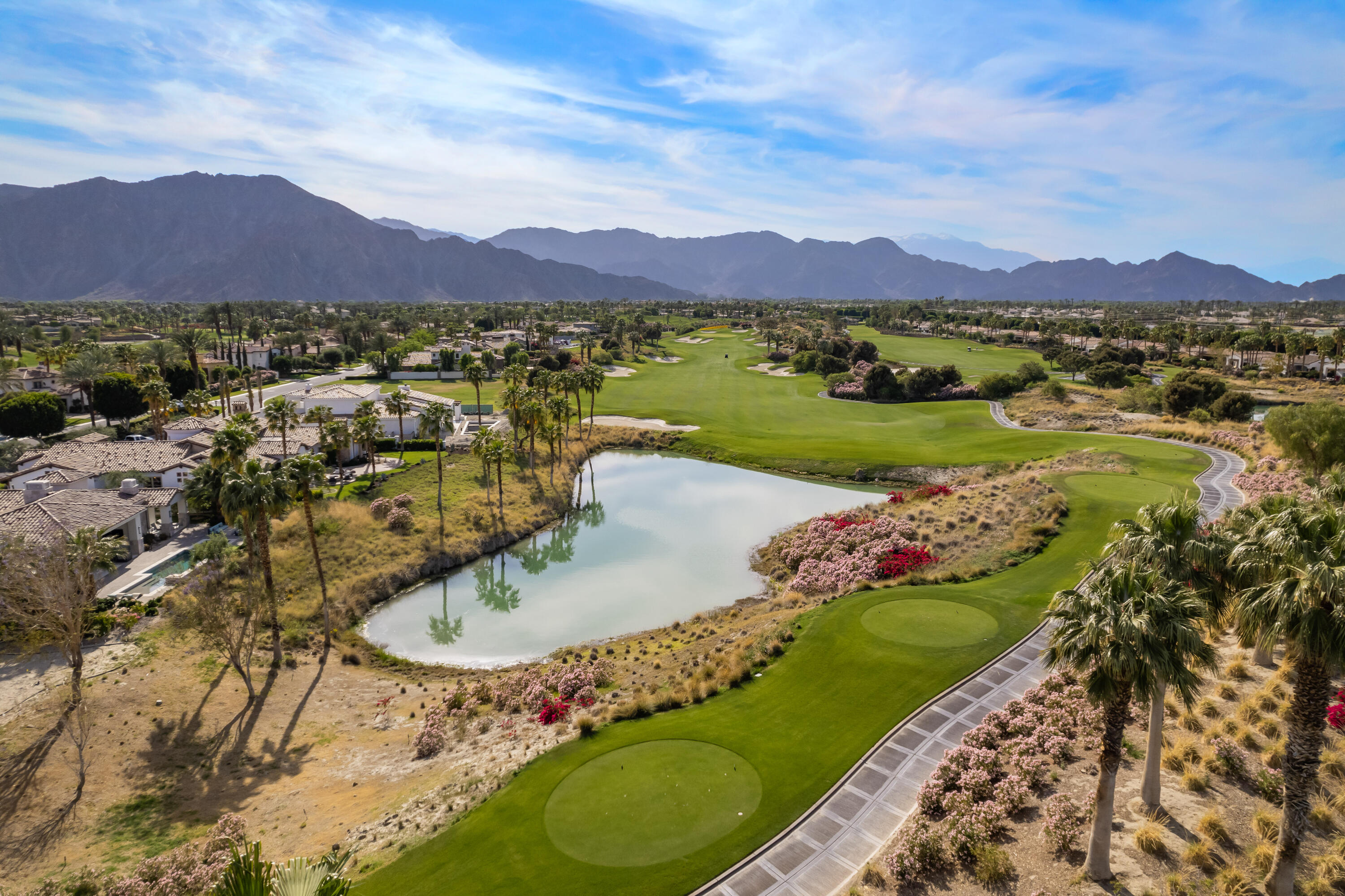 80820 Via Portofino La Quinta, CA 92253 - Photo 51 of 52 a view of a lake with a mountain
