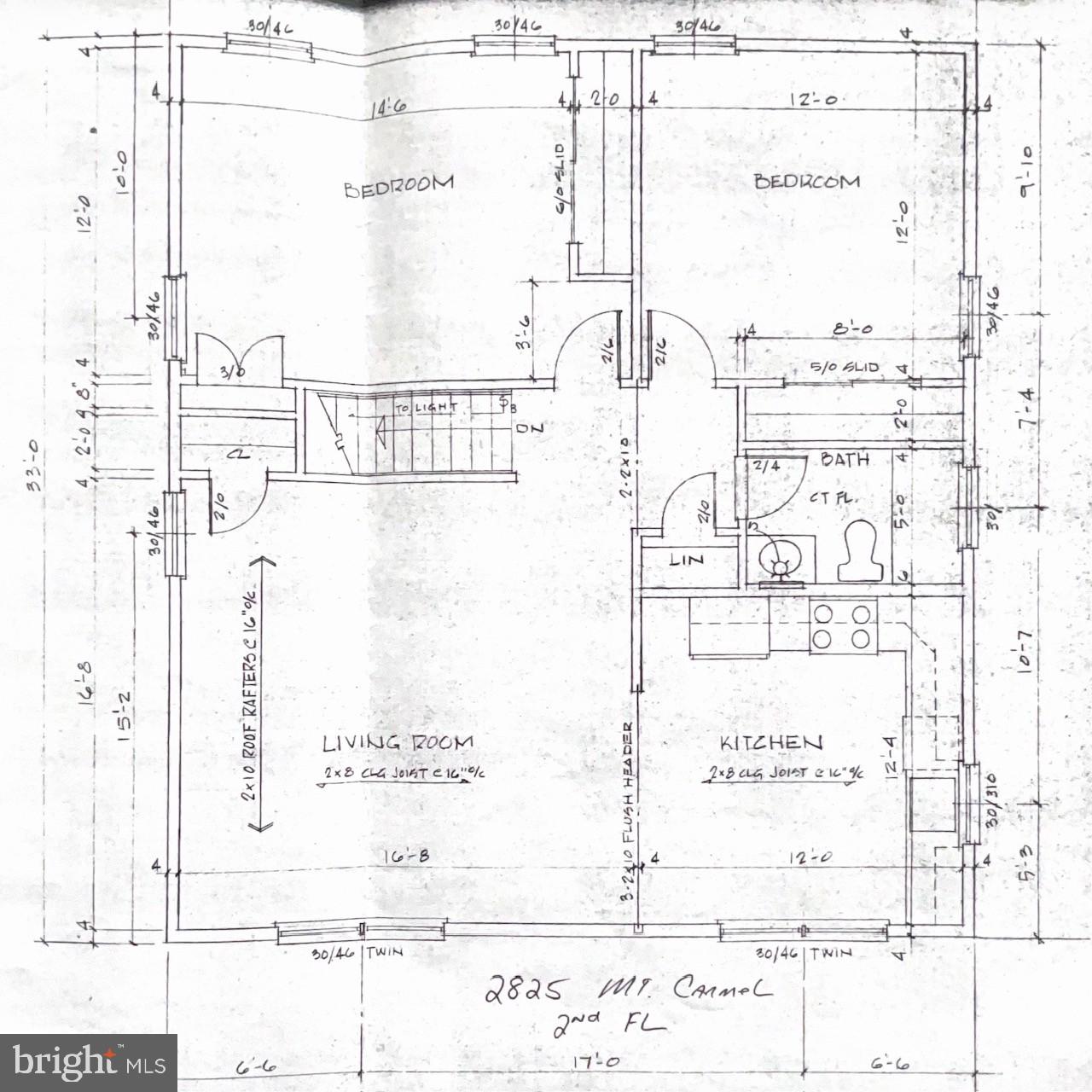 2825 Mt Carmel Avenue, Unit B Glenside, PA 19038 - Photo 13 of 13 Floor plan