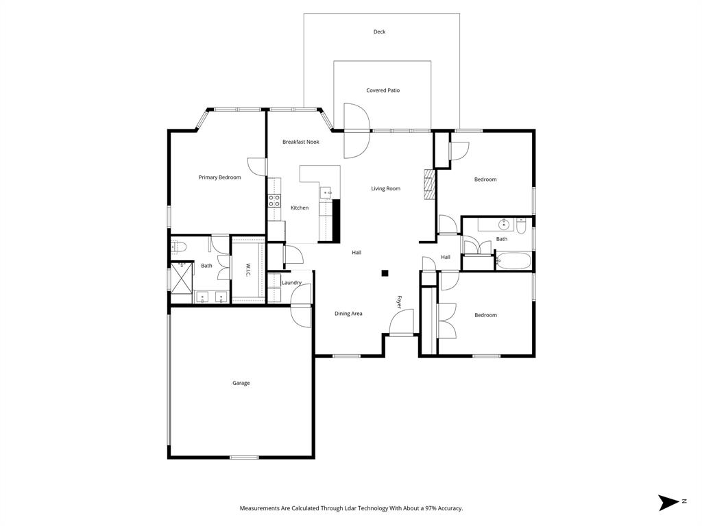 2917 Harlow Road Commerce, TX 75428 - Photo 31 of 40 a picture of floor plan