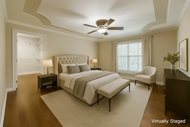 a view of a swimming pool with a yard