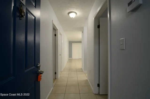 a view of hallway with elevator