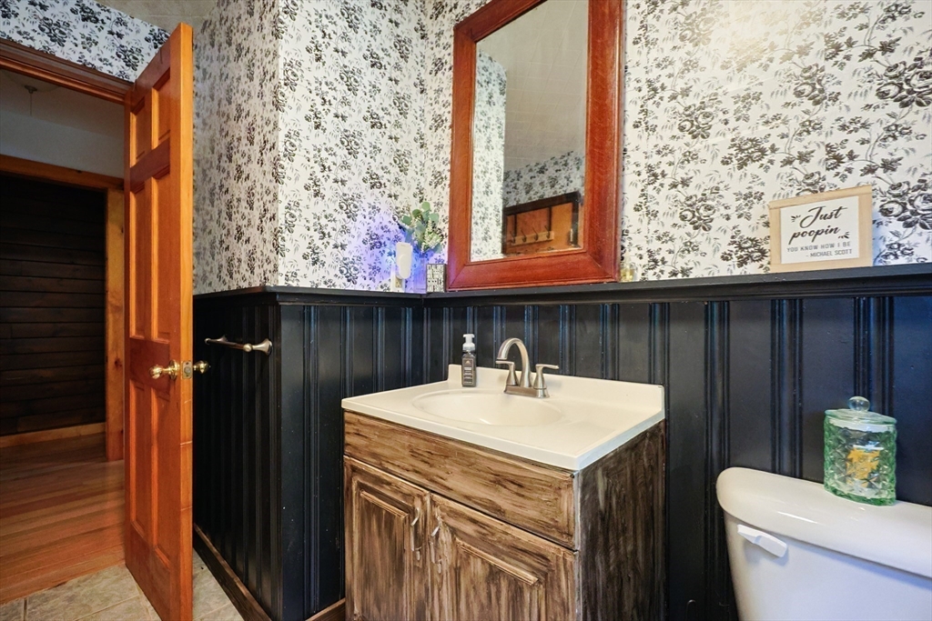 74 Breen Road Hardwick, MA 01037 - Photo 17 of 22 a bathroom with a sink and a toilet