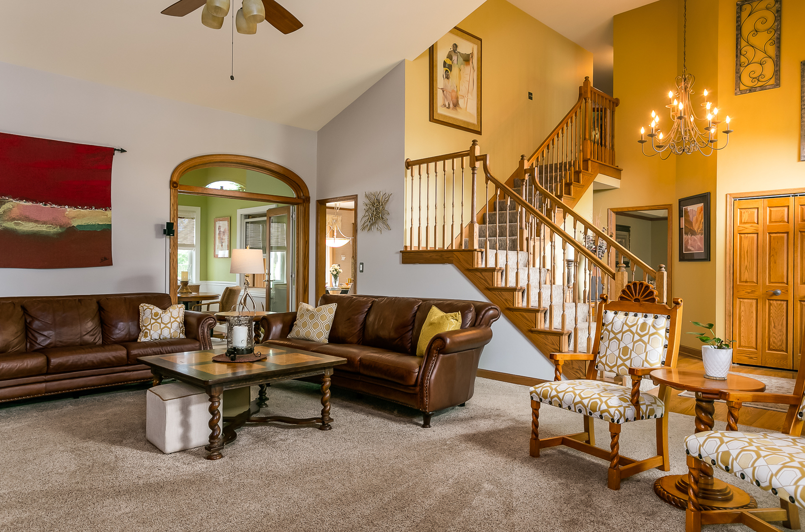 7217 Pierceshire Road Spring Grove, IL 60081 - Photo 3 of 30 a living room with furniture and a large window