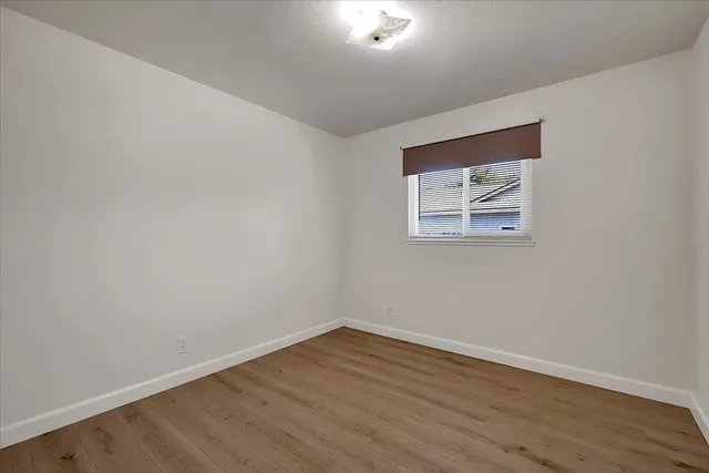 wooden floor in an empty room