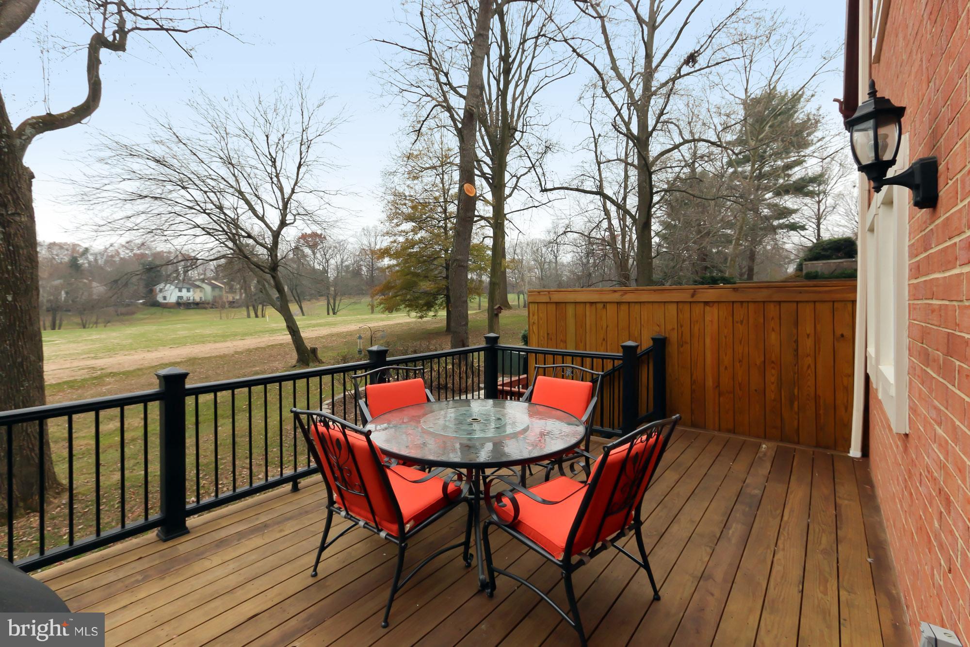 2078 Golf Course Drive Reston, VA 20191 - Photo 33 of 42 Deck With View Of Golf Course