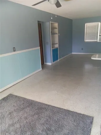 a view of empty room