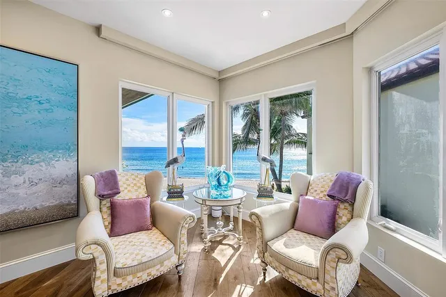 a view of a city from a balcony