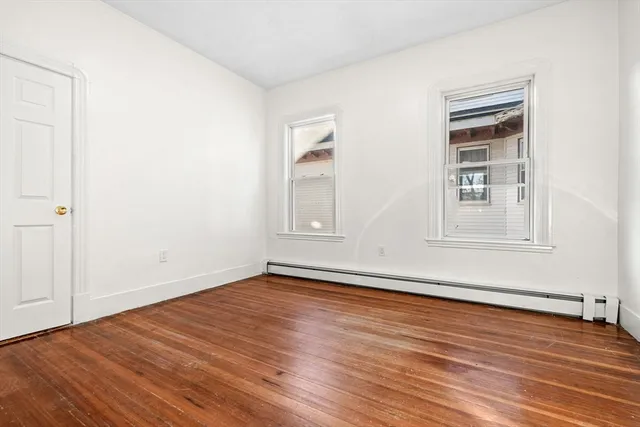 wooden floor in an empty room