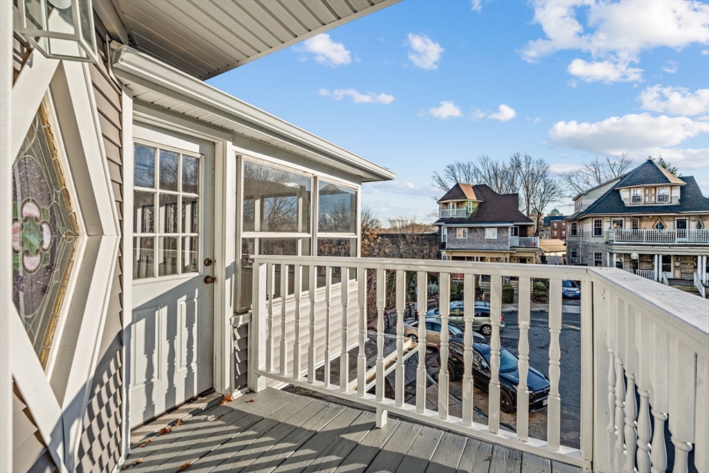 36 Elm Hill Park, Unit 1F Boston, MA 02121 - Photo 17 of 23 a view of a building from a balcony