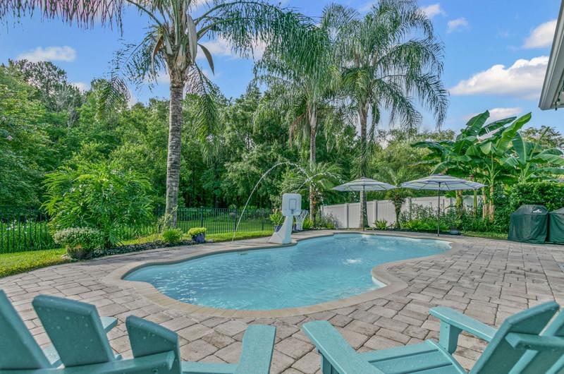 2724 North Portofino Road St. Augustine, FL 32092 - Photo 52 of 86 View of pool with a patio area and a fenced backyard