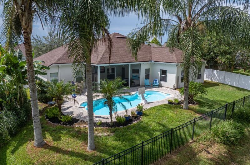 2724 North Portofino Road St. Augustine, FL 32092 - Photo 69 of 86 View of pool with a patio area and a fenced backyard