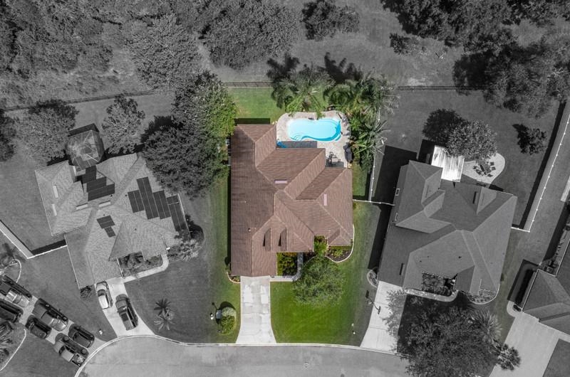 2724 North Portofino Road St. Augustine, FL 32092 - Photo 85 of 86 Aerial view of a pool