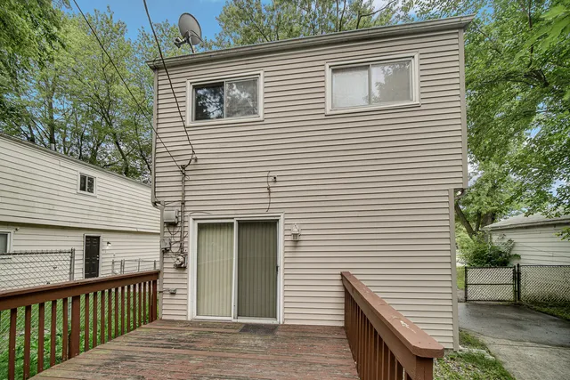 a view of a house with a balcony