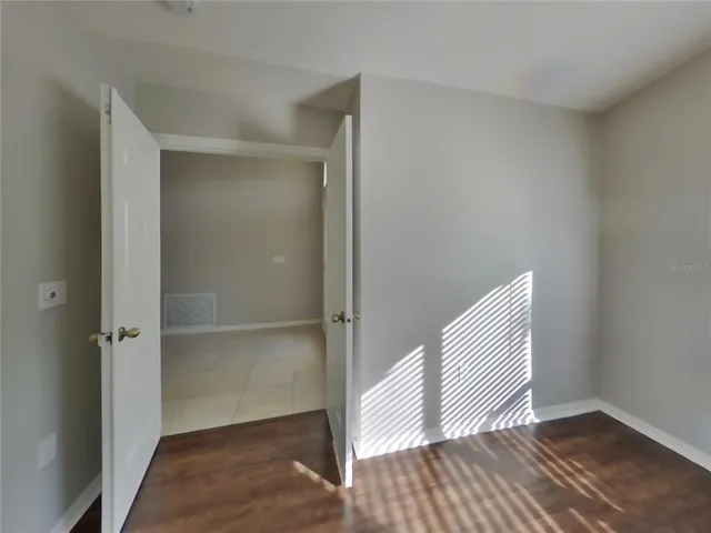 a view of empty room