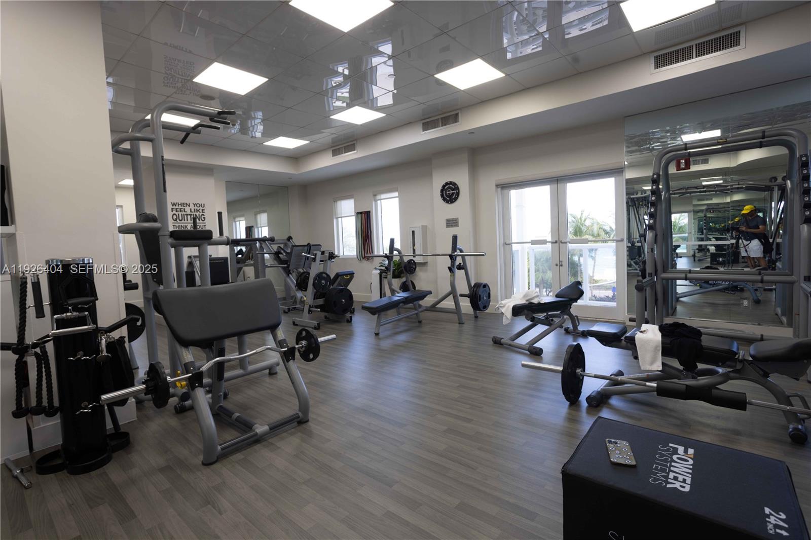 4779 Collins Avenue, Unit 504 Miami Beach, FL 33140 - Photo 37 of 45 a view of a room with gym equipment