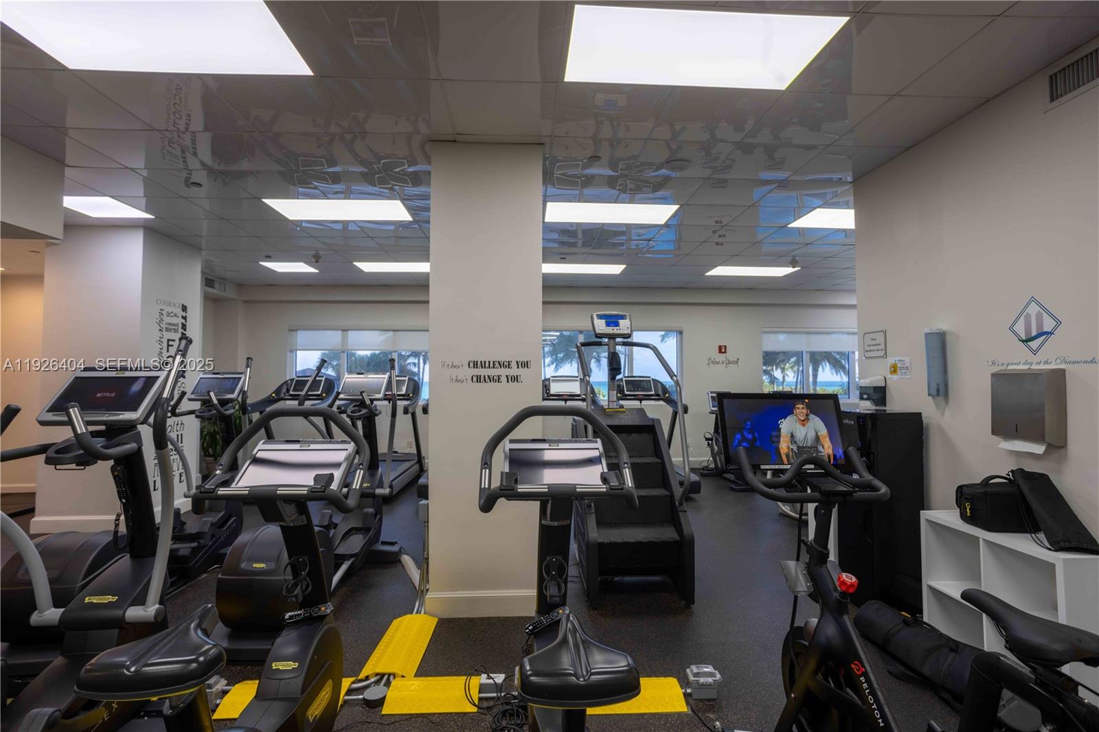 4779 Collins Avenue, Unit 504 Miami Beach, FL 33140 - Photo 38 of 45 a view of a room with gym equipment