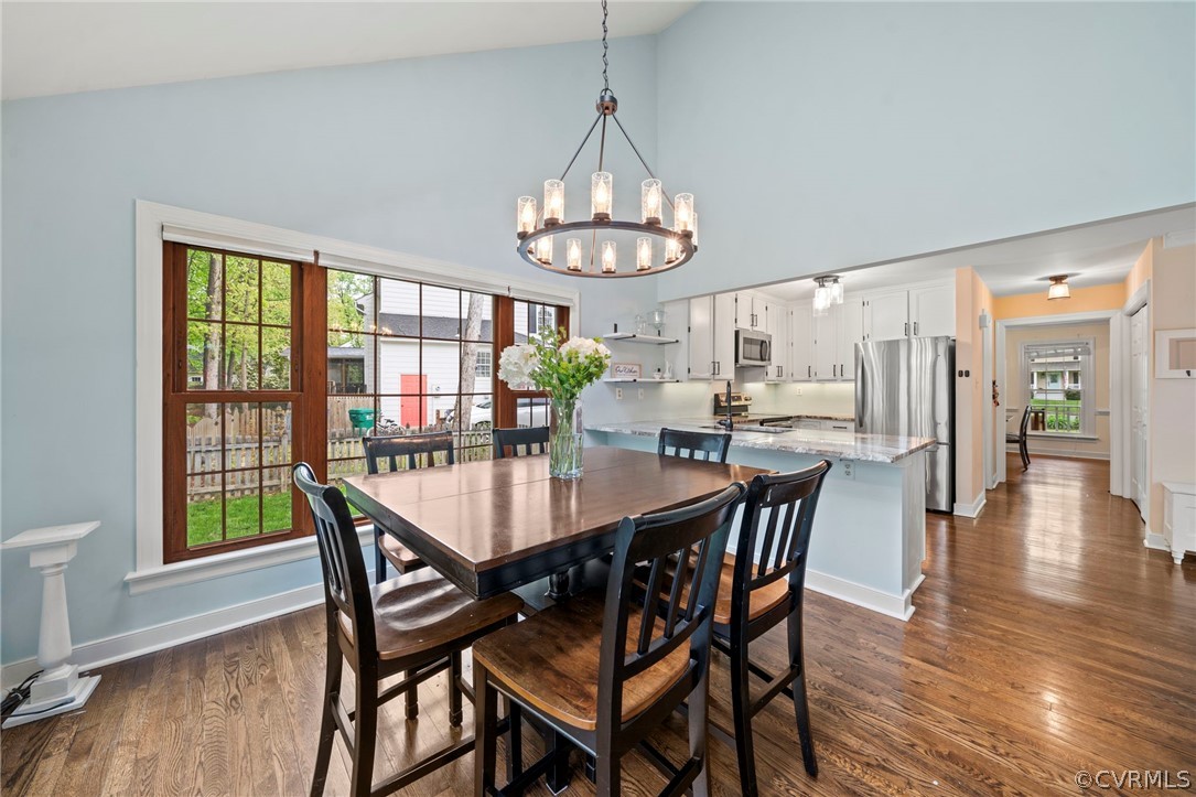 12516 Cutler Ridge Drive Henrico, VA 23233 - Photo 19 of 34 a view of a dining room with furniture window and wooden floor