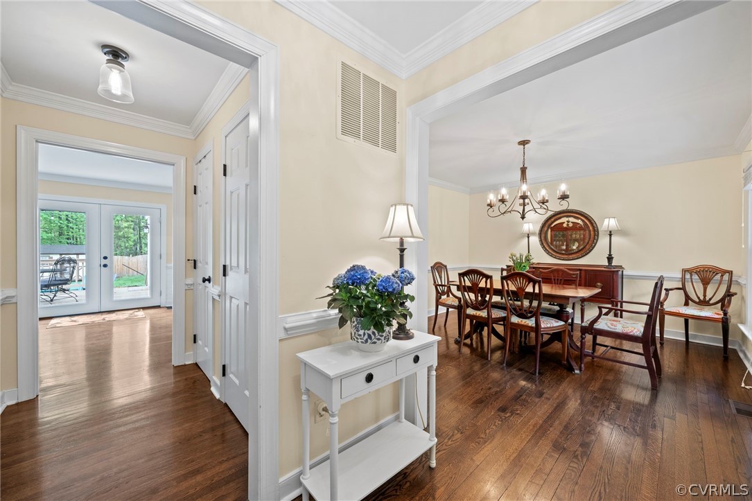12516 Cutler Ridge Drive Henrico, VA 23233 - Photo 9 of 34 a view of a dining room with furniture window and wooden floor