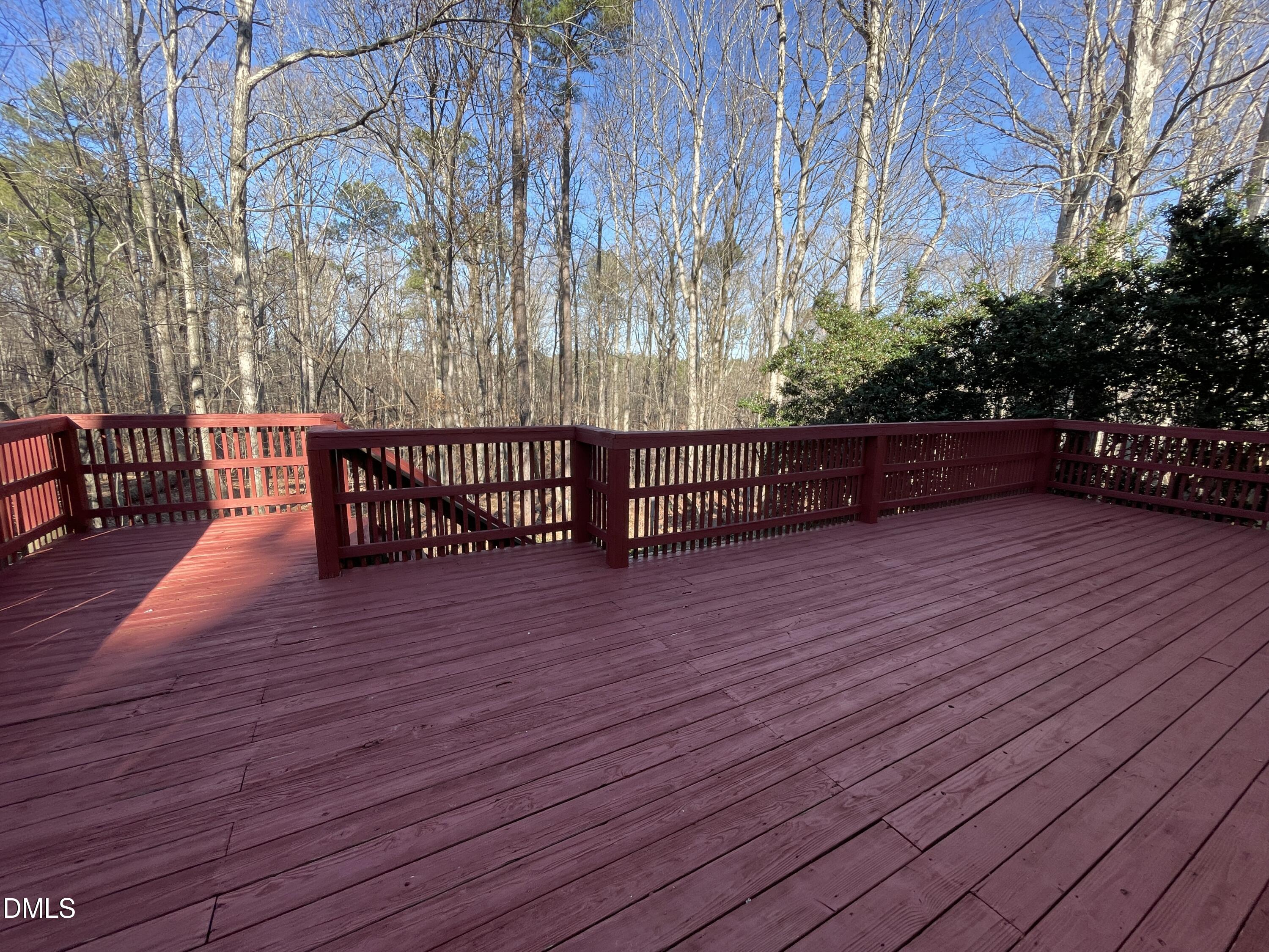 5632 Millrace Trail Raleigh, NC 27606 - Photo 3 of 26 a view of outdoor space with wooden deck