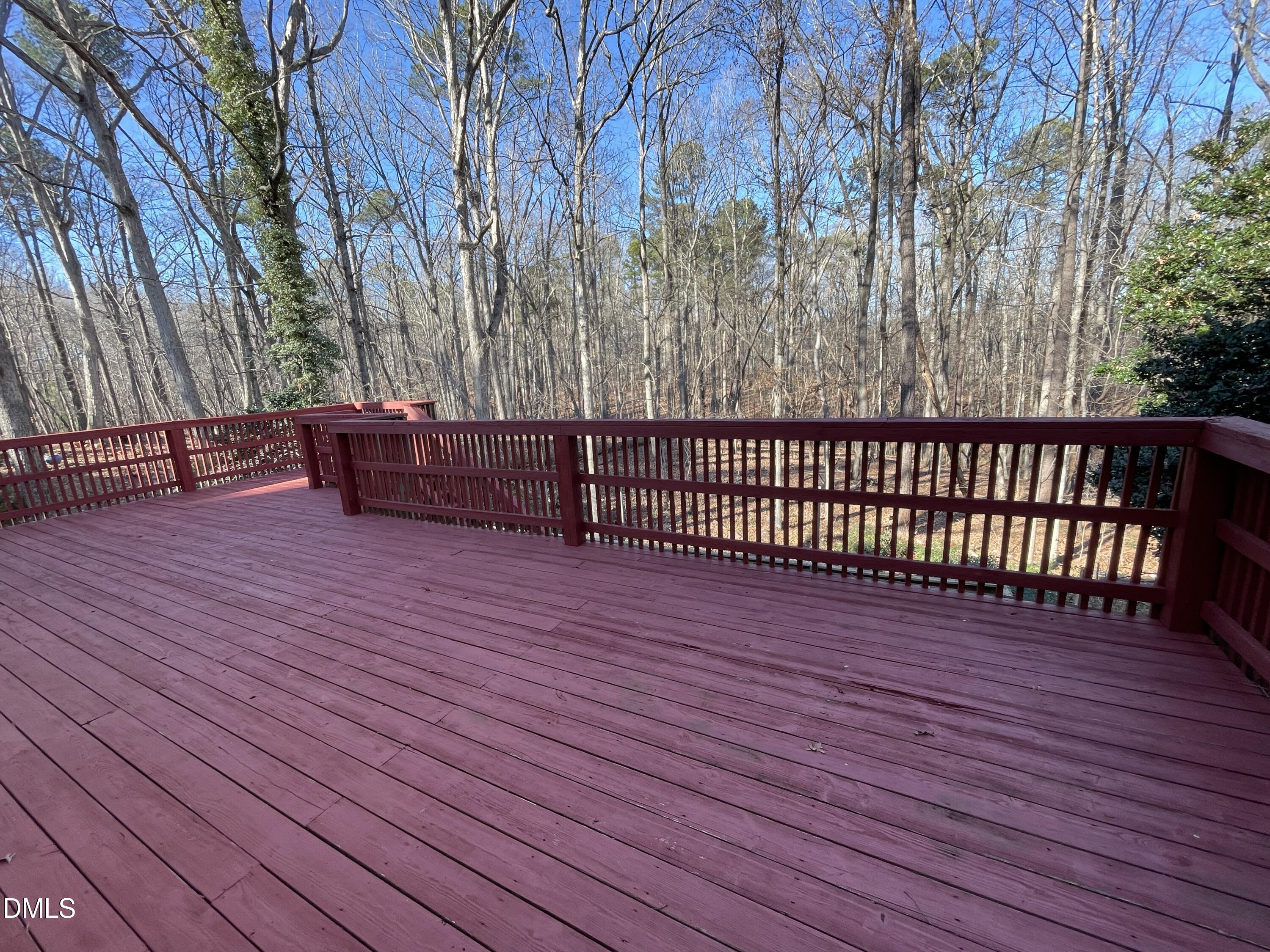 5632 Millrace Trail Raleigh, NC 27606 - Photo 4 of 26 a view of a hardwood deck