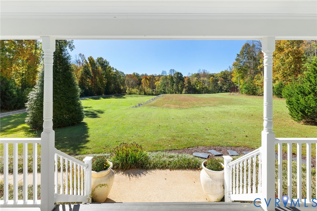 6256 Old Buckingham Road Powhatan, VA 23139 - Photo 5 of 48 a view of a yard with an outdoor seating