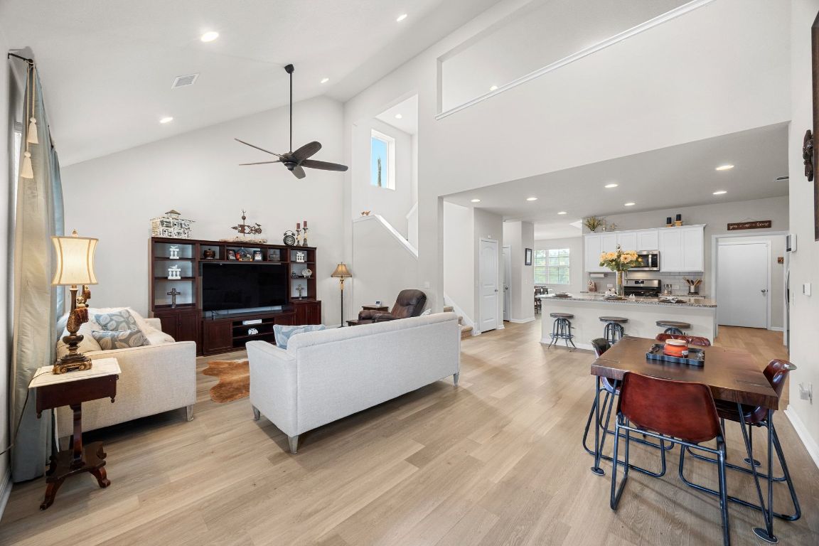 129 Empress Tree Drive Leander, TX 78641 - Photo 15 of 40 Open layout with Soaring Ceilings