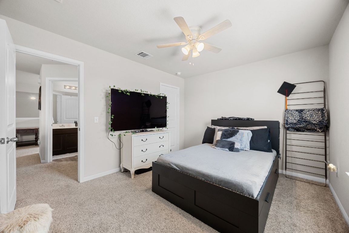 129 Empress Tree Drive Leander, TX 78641 - Photo 26 of 40 Upstairs Guest Bedroom 4