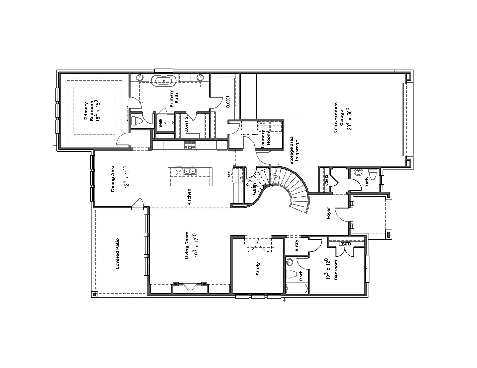 519 Caverna Street Montgomery, TX 77316 - Photo 40 of 41 First Floor Plan