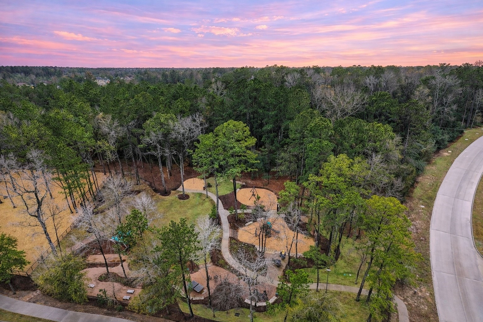 519 Caverna Street Montgomery, TX 77316 - Photo 35 of 41 Bronze Trace Park is at the end of the street, one of several neighborhood parks thoughtfully designed for every age, from toddler play areas to spaces for older kids.