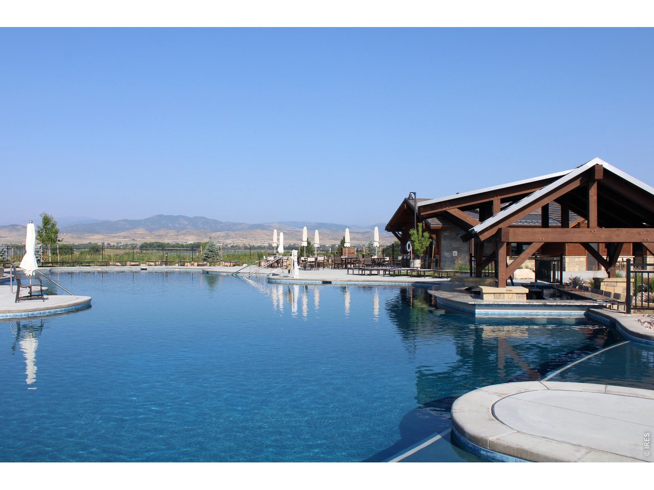 2682 Southwind Road Berthoud, CO 80513 - Photo 10 of 11 Heron Lakes Resort Pool and Mountain View