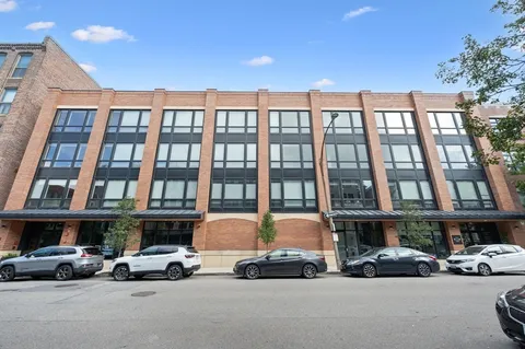 a car parked in front of a building