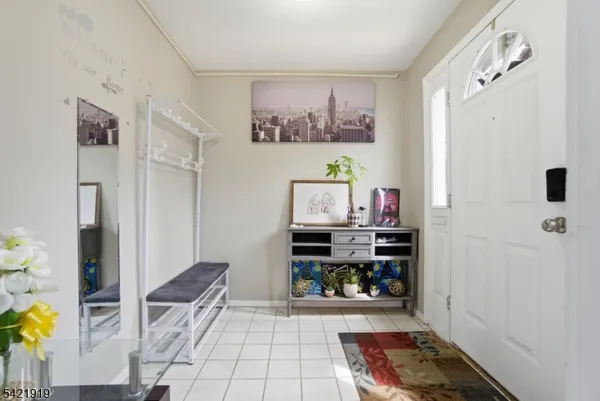 a room with furniture and a gate