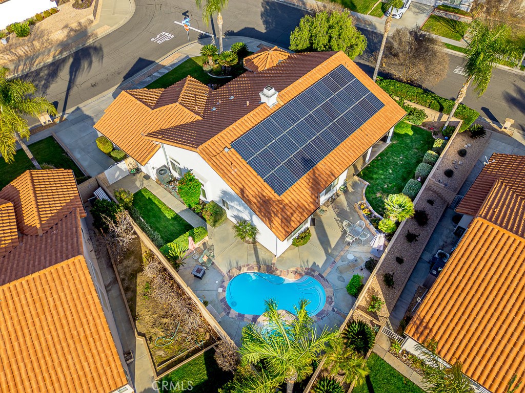 1877 Cashew Tree Street Hemet, CA 92545 - Photo 31 of 32 an aerial view of a house