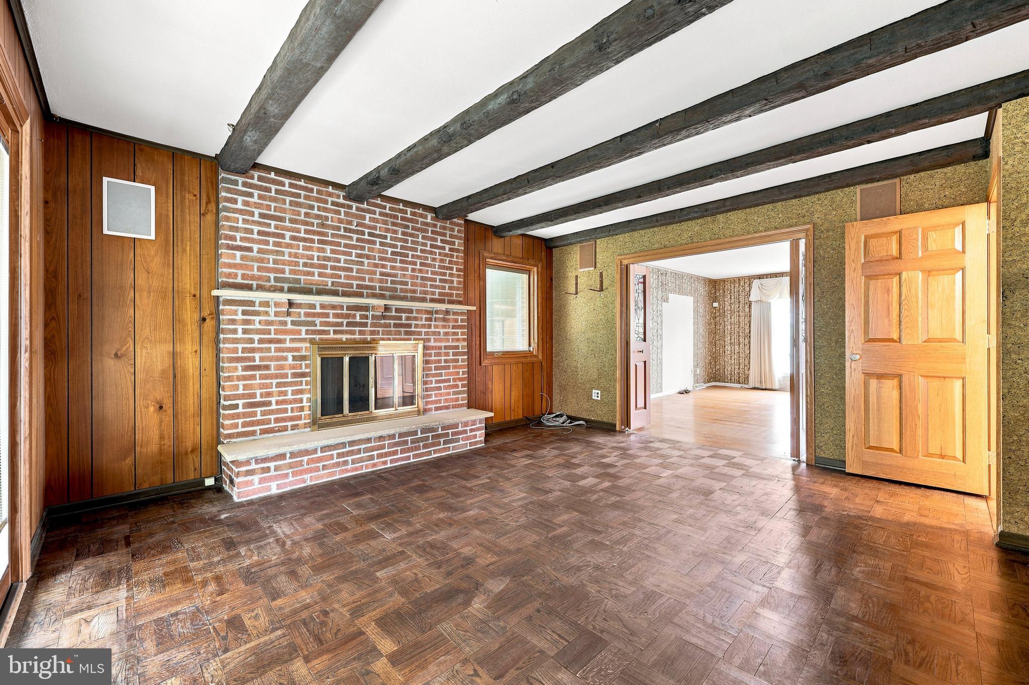 3 West Amherst Road Bala Cynwyd, PA 19004 - Photo 8 of 37 Family Room with brick fireplace