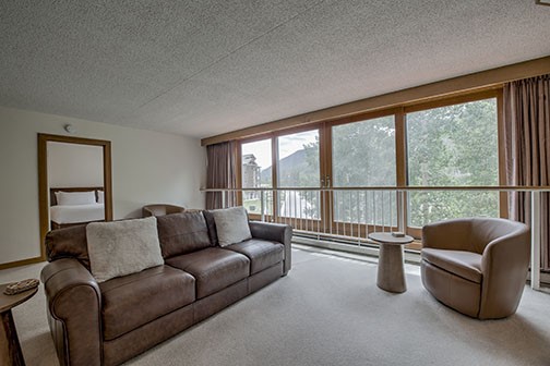 22340 Highway 6, Unit 1785 Keystone, CO 80435 - Photo 8 of 28 a living room with furniture and a large window