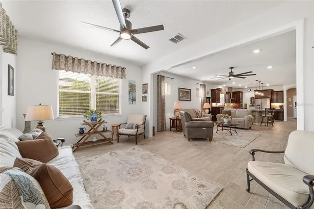 a view of a kitchen with a sink