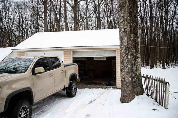 a view of car garage