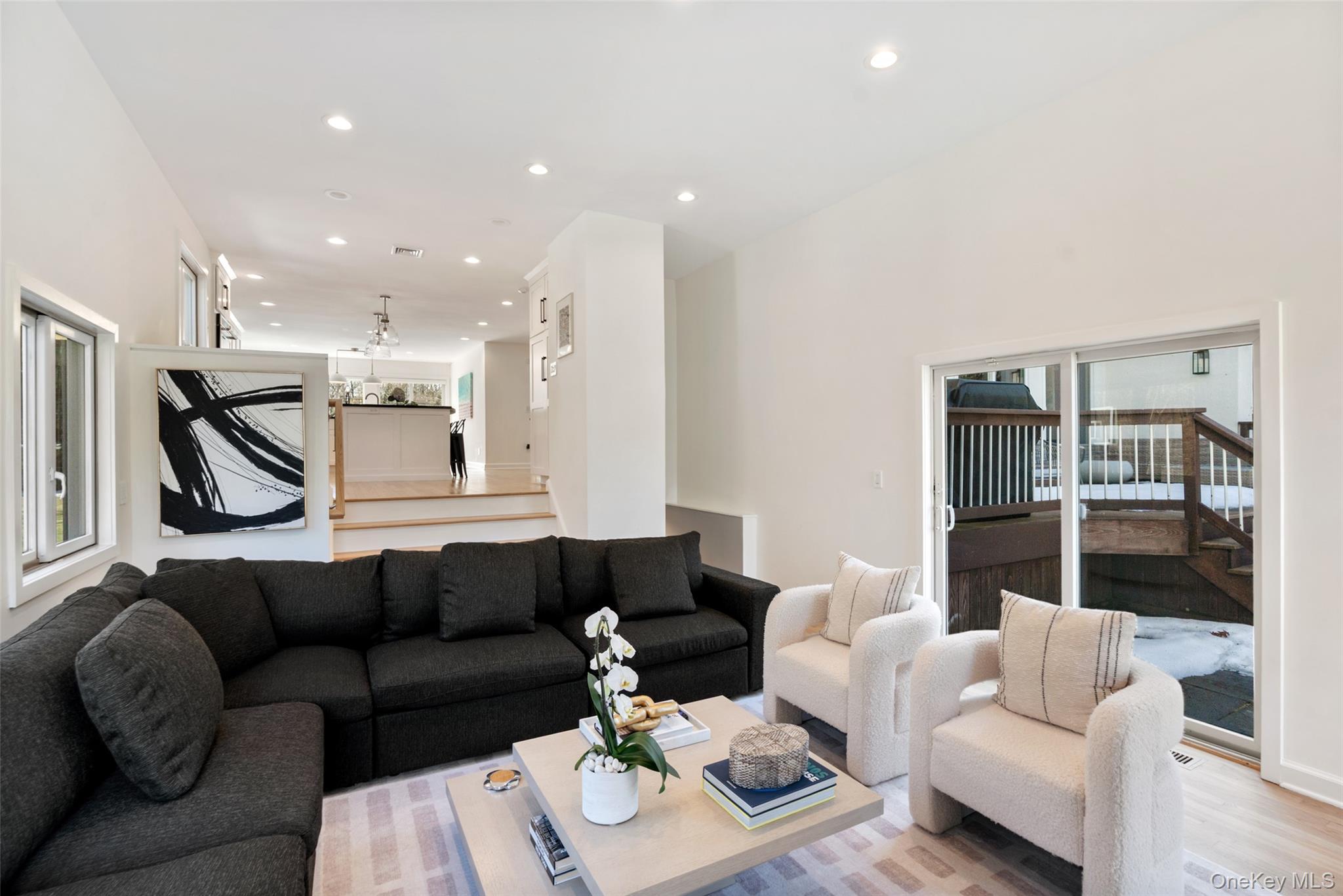 15 Haights Cross Road Chappaqua, NY 10514 - Photo 15 of 35 Great room with sliders onto the rear yard