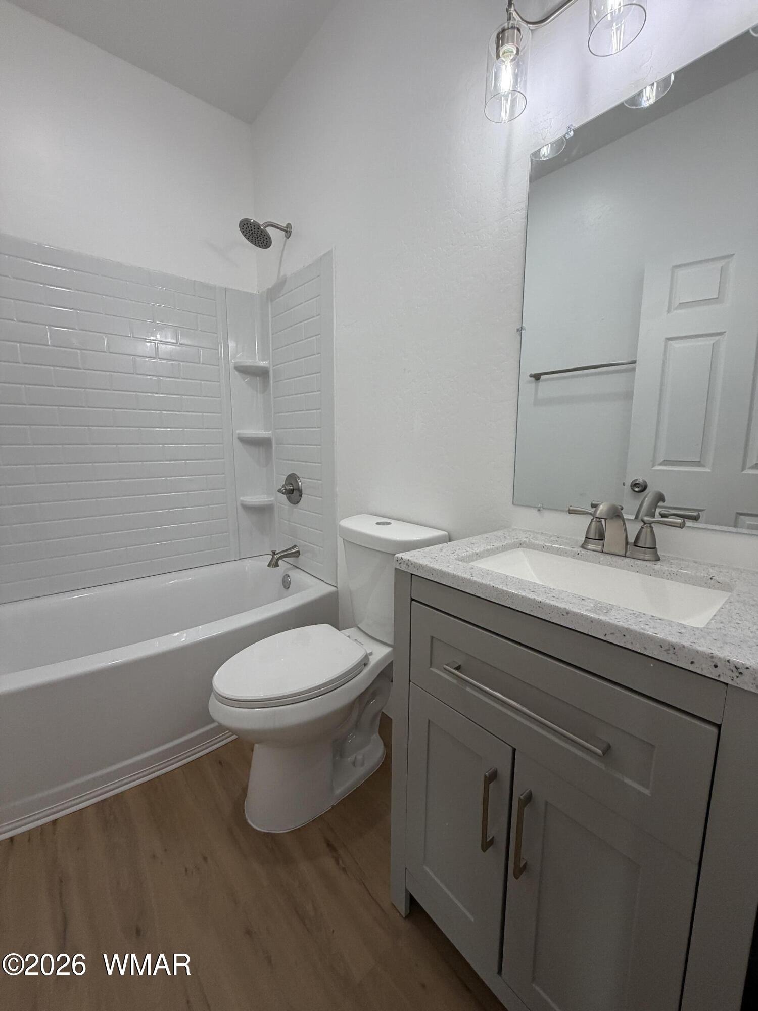 731 Tori Circle Springerville, AZ 85938 - Photo 15 of 19 a bathroom with a sink a toilet and shower