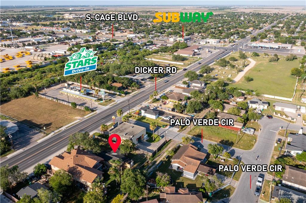 217 West Dicker Road Pharr, TX 78577 - Photo 4 of 4 an aerial view of a city