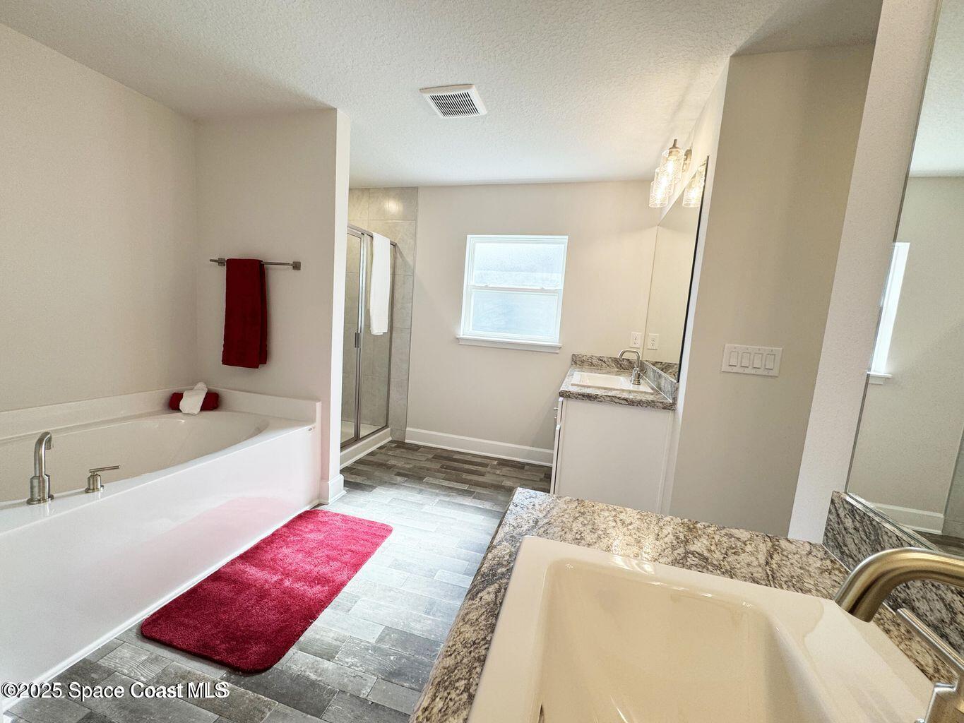 366 Faith Terrace Sebastian, FL 32958 - Photo 10 of 19 a bathroom with a tub sink and mirror