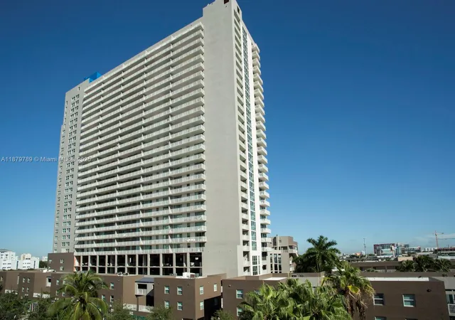 a front view of a building