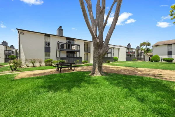 a front view of house with yard and tree