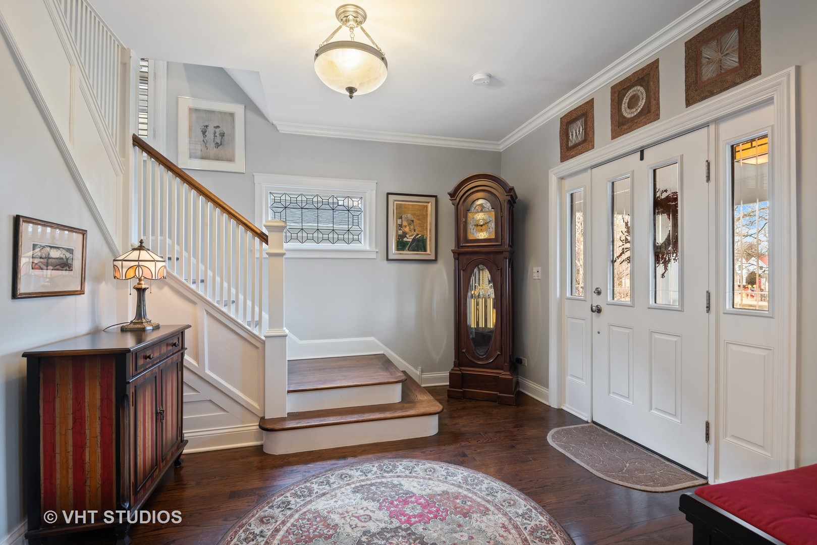 339 Maple Avenue Wilmette, IL 60091 - Photo 3 of 33 a view of entryway and hall with wooden floor