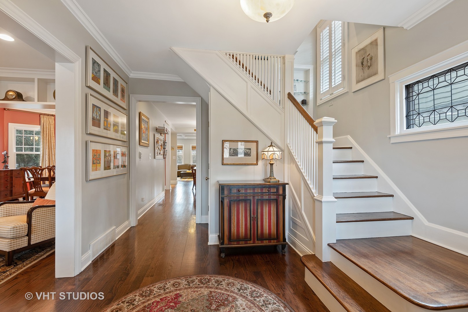 339 Maple Avenue Wilmette, IL 60091 - Photo 4 of 33 a view of entryway and hall with wooden floor